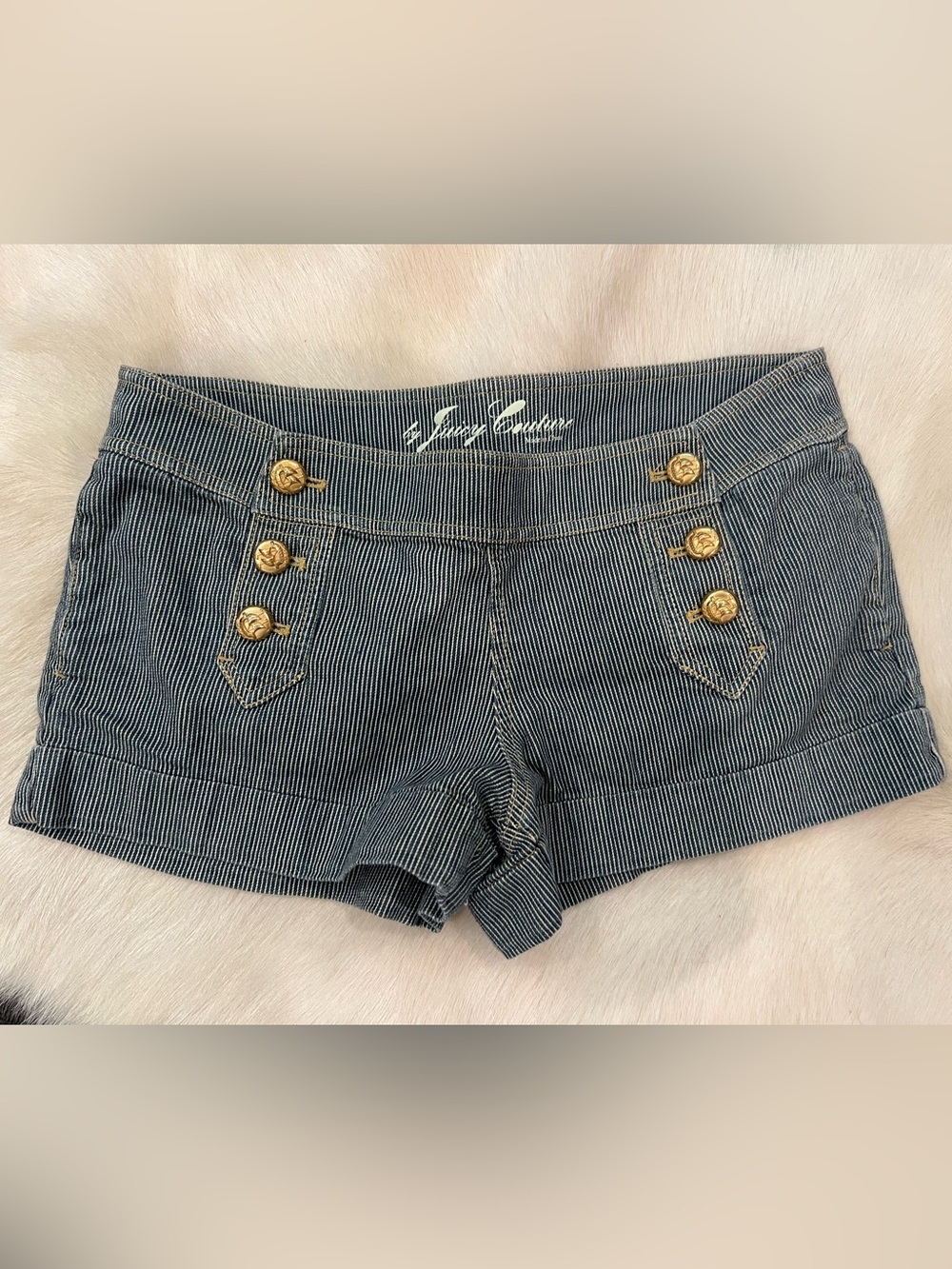 JUICY COUTURE Vintage Short Shorts, size L